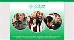 Desktop Screenshot of collegegreenlight.com